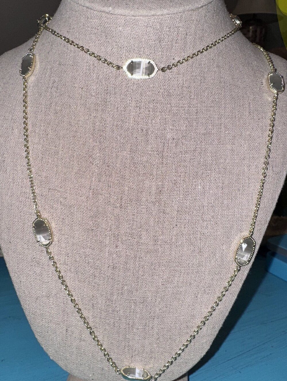 Gently Loved Like New Kendra Scott ™ Signed Long Station Necklace - Picture 3 of 5